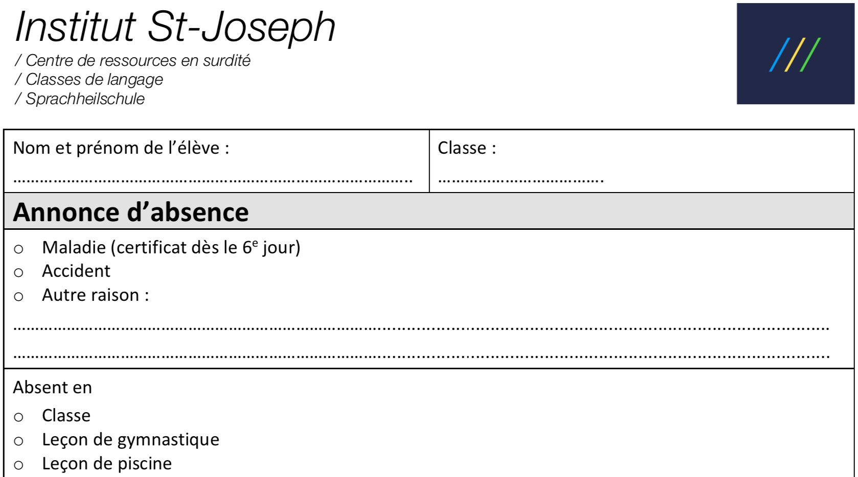 Fiche d’absence – guintzet.ch